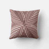 ばら色の金ゴールドのピンクのアールデコの金属エレガントなガラス20s クッション (裏面)