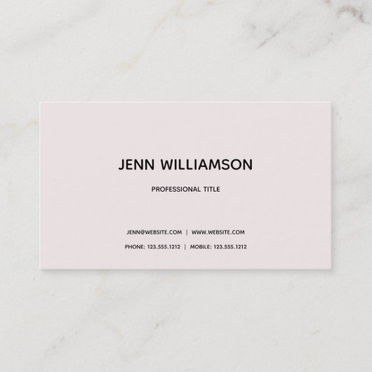 ばら色の金ゴールドのピンクの赤面の水彩画のモダンなスタイルカード 名刺 (裏面)