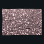 ばら色の金ゴールドのフェイクなグリッターの輝き キッチンタオル<br><div class="desc">魅力的で大きいばら色の金ゴールドのフェイクなグリッター。
以下の事項に注意して下さい:: これらは平たい箱によって印刷されるグラフィック-上げられた部品ではないです。</div>