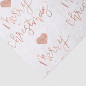 ばら色の金ゴールドのメリークリスマスのティッシュペーパー 薄葉紙 (詳細)