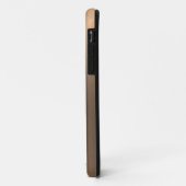 ばら色の金ゴールドのモノグラムK Case-Mate iPhoneケース (裏面/左)