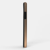 ばら色の金ゴールドのモノグラムN Case-Mate iPhoneケース (裏面/右)