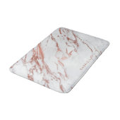 ばら色の金ゴールドの大理石 バスマット (アングル)