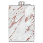 ばら色の金ゴールドの大理石 フラスク (裏面)