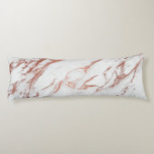 ばら色の金ゴールドの大理石 ボディピロー (裏面)