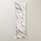 ばら色の金ゴールドの大理石 ボディピロー (正面縦)