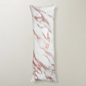 ばら色の金ゴールドの大理石 ボディピロー (裏面 (縦))