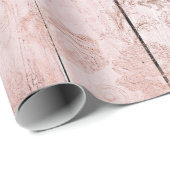 ばら色の金ゴールドの木製の包装紙ロール ラッピングペーパー (ロールコーナー)