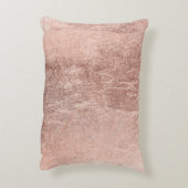 ばら色の金ゴールドの氏および夫人濃紺のモノグラムの結婚式 アクセントクッション (裏面(縦))