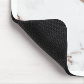 ばら色の金ゴールドの静脈の大理石 マウスパッド (コーナー)