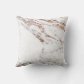 ばら色の金ゴールドの静脈の装飾用クッション クッション (裏面)