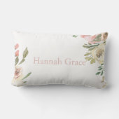 ばら色の金ゴールド及び赤面の子供部屋の枕 ランバークッション (裏面)