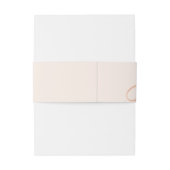 ばら色の金ゴールド愛結婚式 招待状ベリーバンド (裏面例)