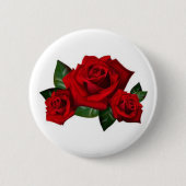 ばら色ボタン 缶バッジ (正面)