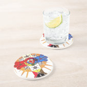 ばら色及び十字の金夜明けの記号 コースター (側面)