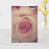 ばら色愛 カード (黄色い花)