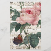 ばら色音楽 便箋 (正面)