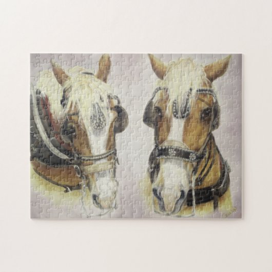 ばん馬のパズル ジグソーパズル (横)