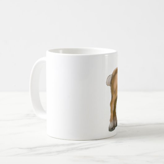 ばん馬のマグ コーヒーマグカップ (正面左)