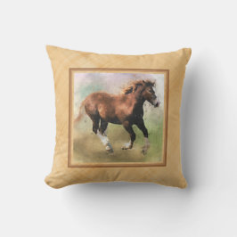 ばん馬の子馬のクッション クッション