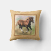 ばん馬の子馬のクッション クッション (裏面)