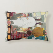 ぱっとケーキ、ぱっとケーキ、ベーカーの男 アクセントクッション (正面)