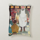 ぱっとケーキ、ぱっとケーキ、ベーカーの男 アクセントクッション (裏面(縦))