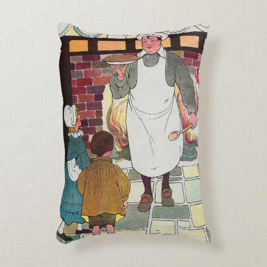 ぱっとケーキ、ぱっとケーキ、ベーカーの男 アクセントクッション (正面(垂直))