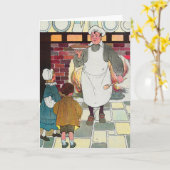 ぱっとケーキ、ぱっとケーキ、ベーカーの男 カード (黄色い花)