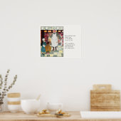 ぱっとケーキ、ぱっとケーキ、ベーカーの男 ポスター (キッチン)