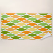 ひき伏せダイヤモンド ビーチタオル (正面)