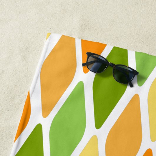 ひき伏せダイヤモンド ビーチタオル (インサイチュ)