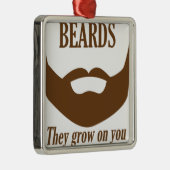 ひげあなたで育つそれら メタルオーナメント (右)