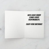 ひげおもしろいつき友誕生日 カード (内部)