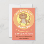 ひげおもしろいのドラゴン漫画 招待状 (正面)