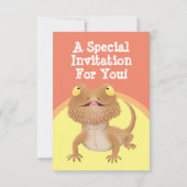 ひげおもしろいのドラゴン漫画 招待状 (裏面)