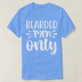 ひげおもしろいひげ男性への贈り物 Tシャツ (デザイン正面)