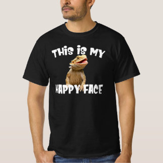 ひげおもしろいひげ竜爬虫性リザードペット愛好家 Tシャツ