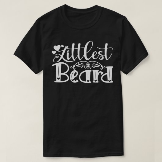 ひげおもしろいギフト最も小さいひげ3 Tシャツ (デザイン正面)