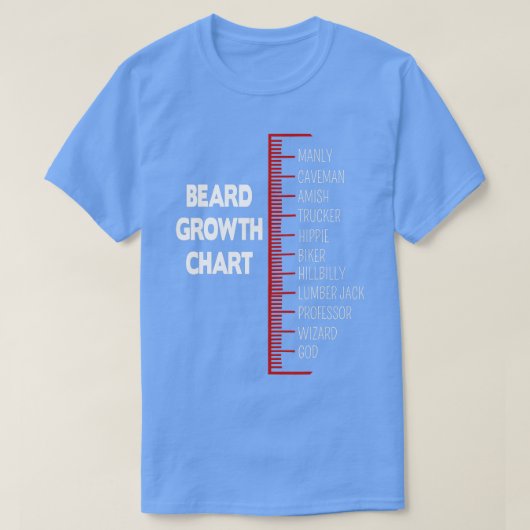 ひげおもしろいグラフ Tシャツ (デザイン正面)