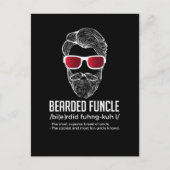 ひげおもしろい付き関数定義ノベルティ ポストカード (正面)
