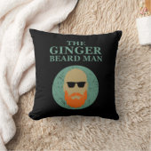 ひげおもしろい引用文ジンジャーヒゲ男 クッション (ブランケット)