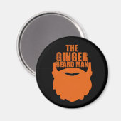 ひげおもしろい引用文ジンジャーヒゲ男 マグネット (正面/裏面)