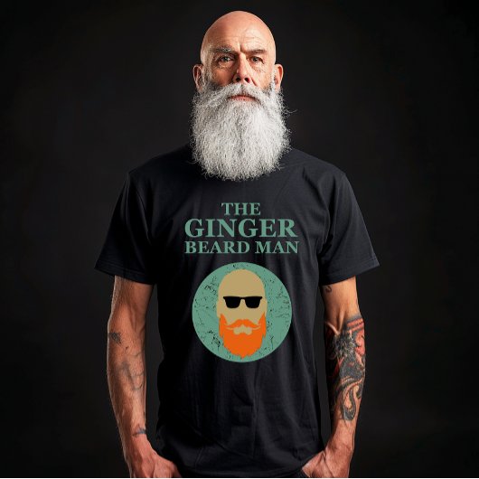 ひげおもしろい引用文ジンジャーヒゲ男 Tシャツ