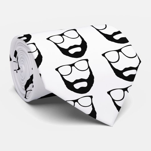 ひげおよびガラスのギフト ネクタイ (ロール)