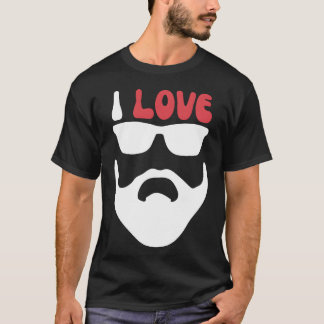 ひげが好きな女の子 Tシャツ