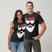 ひげが好きな女の子 Tシャツ (ユニセックス)