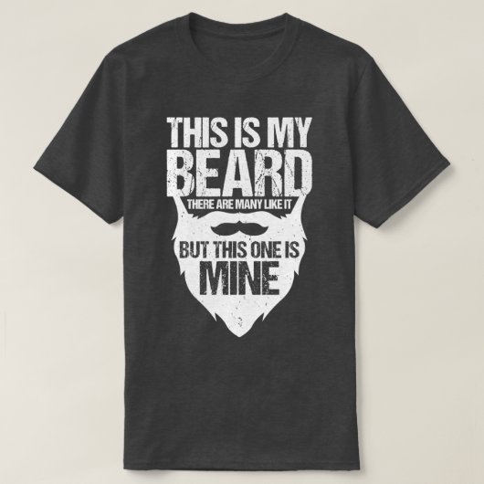 ひげことわざおもしろい男 Tシャツ (デザイン正面)