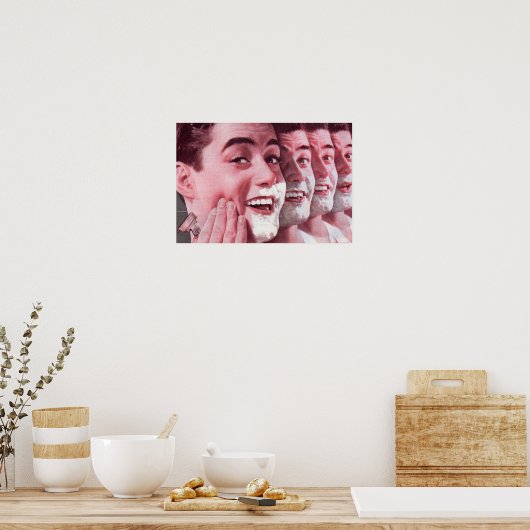 ひげそり世代 ポスター (キッチン)