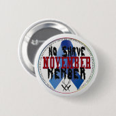 ひげそり11のピンなし 缶バッジ (正面&裏面)